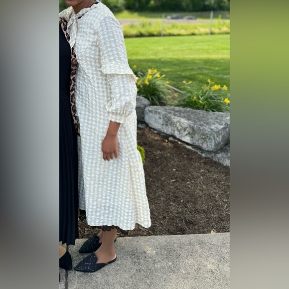 Gingham yellow dress - Picture 3 of 4